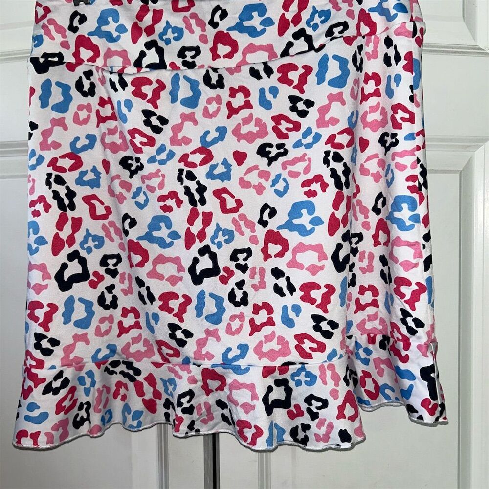 Golftini Women's Big Bang Skort Multicolor Animal Print Size L